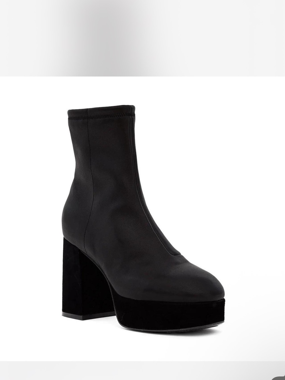 Opening Ceremony Black Platform Sock Boot